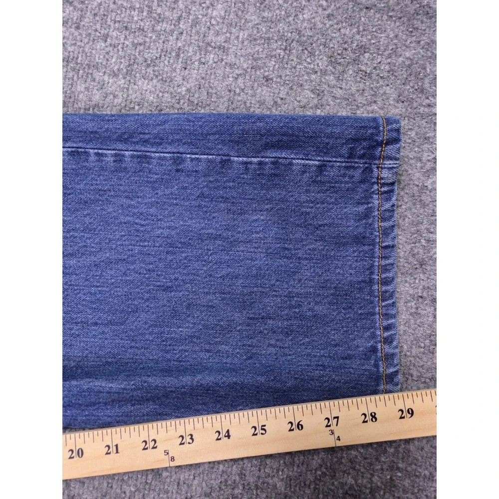 Levi's 501 Original Jeans Mens 42x30 Blue Straight Leg Button Fly Denim 121/10